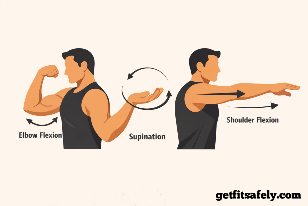 Elbow-flexion-supination-shoulder-flexion-concept