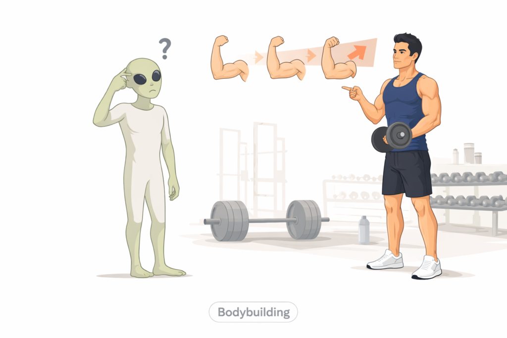 Explaining-bodybuilding-with-dumbbell-and-muscle-growth-concept