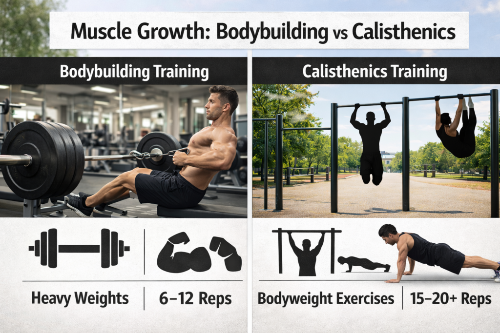 Barbell-squat-and-bodyweight-training-comparison-for-muscle-growth