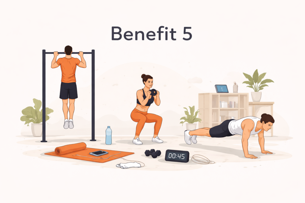 Circuit-style-bodyweight-exercises-with-timer-and-mat