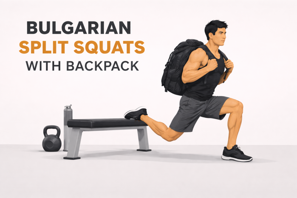 Bulgarian-split-squat-with-backpack-for-added-leg-strength