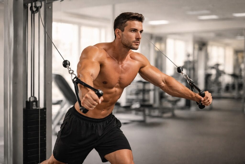 Cable-crossover-gym-realistic-exercise