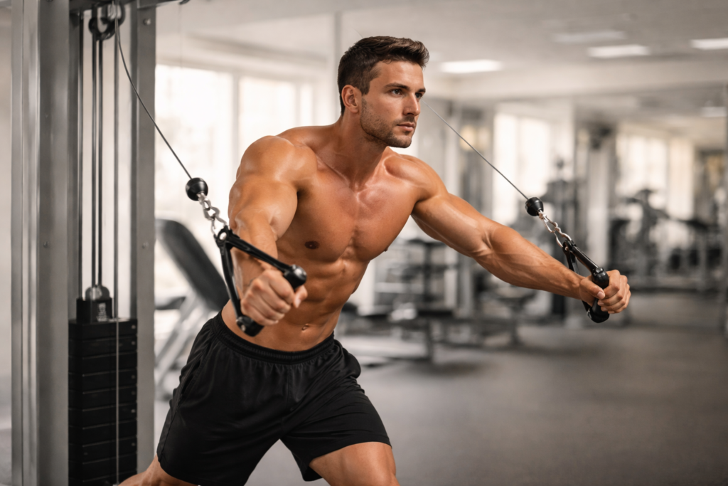 Cable-crossover-gym-realistic-exercise