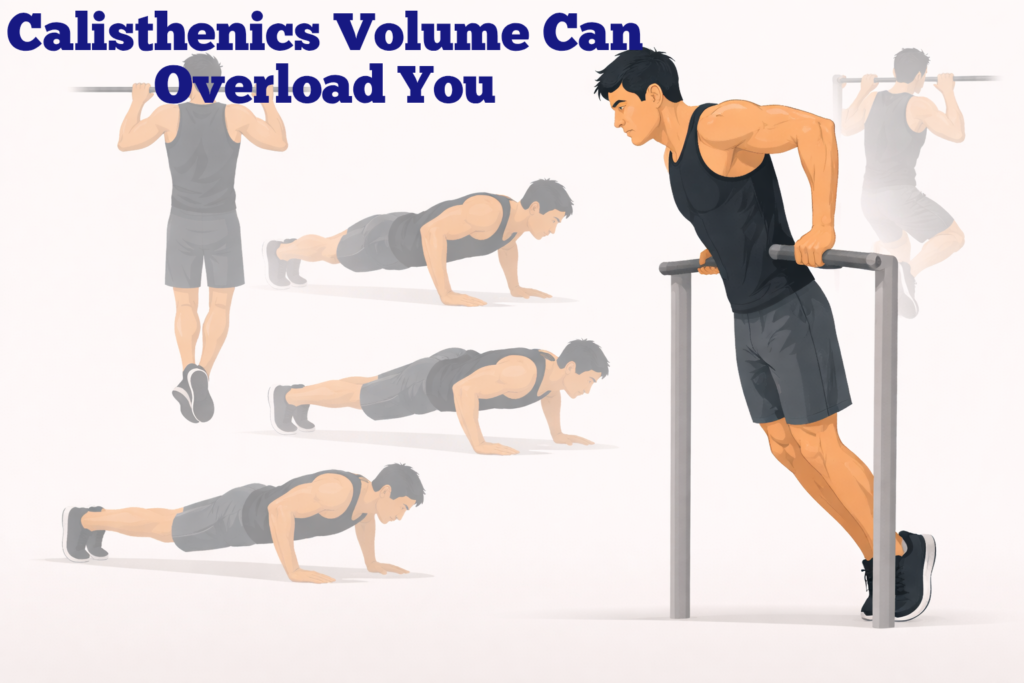 High-calisthenics-volume-with-push-ups-pull-ups-and-dips-causing-hidden-fatigue