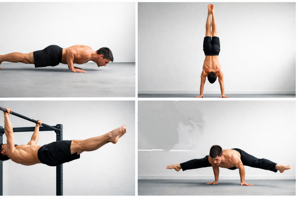 Strict-push-up-handstand-front-lever-muscle-up-planche-progressions