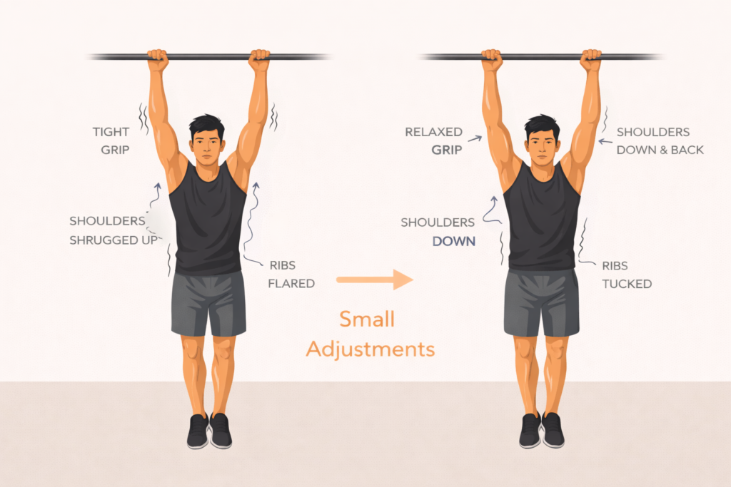 Dead-hang-form-adjustments-for-better-shoulder-and-grip-control