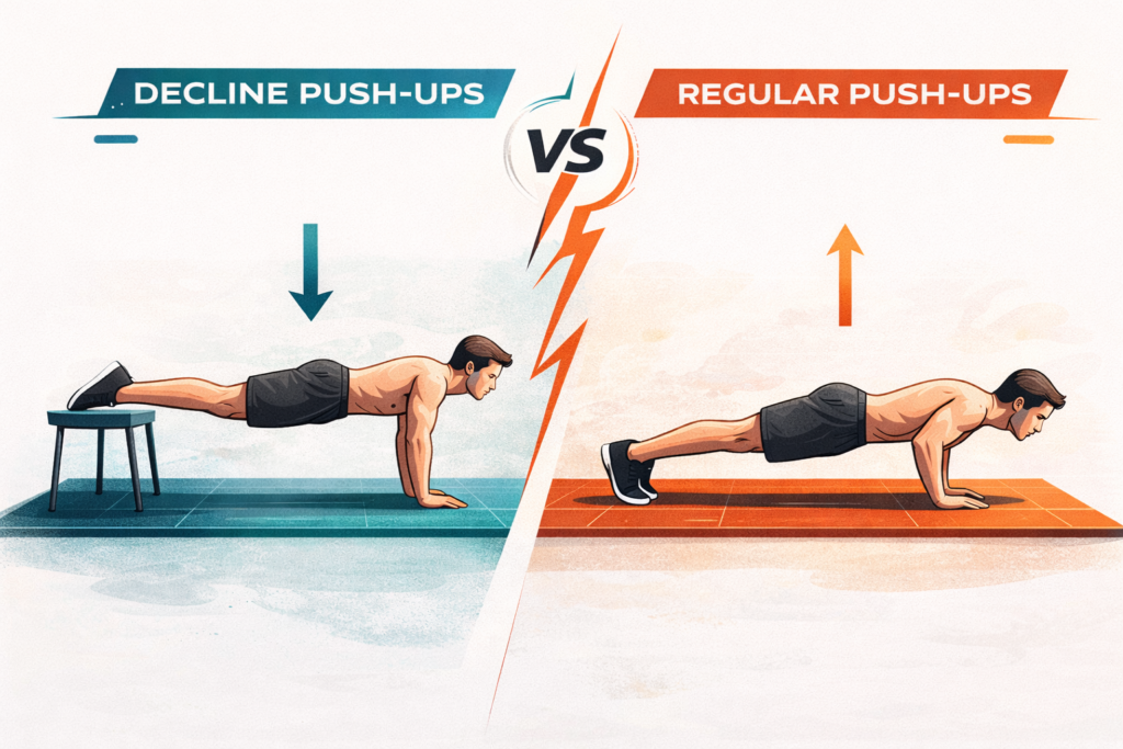 Elevated-feet-push-up-vs-standard-floor-push-up