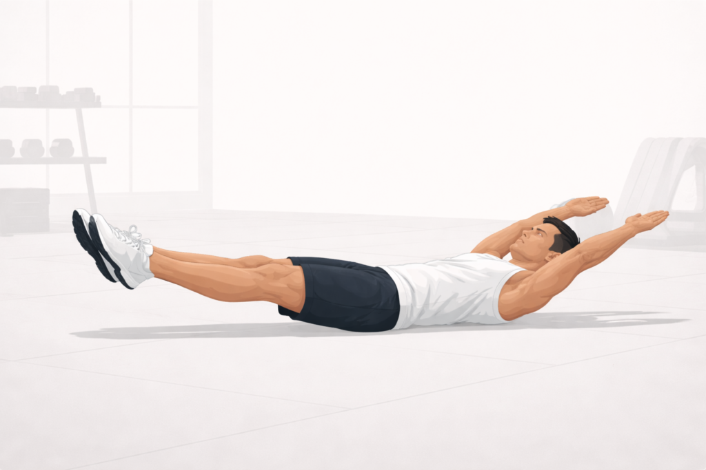 Hollow-body-hold-floor-core-stability-position