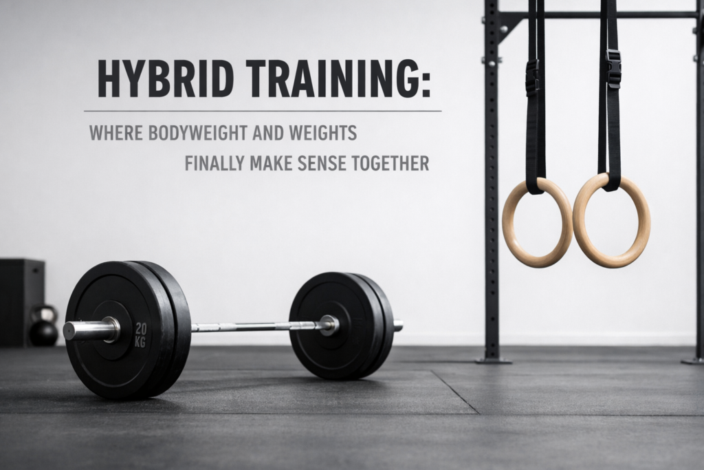 Hybrid-training-barbell-gymnastic-rings
