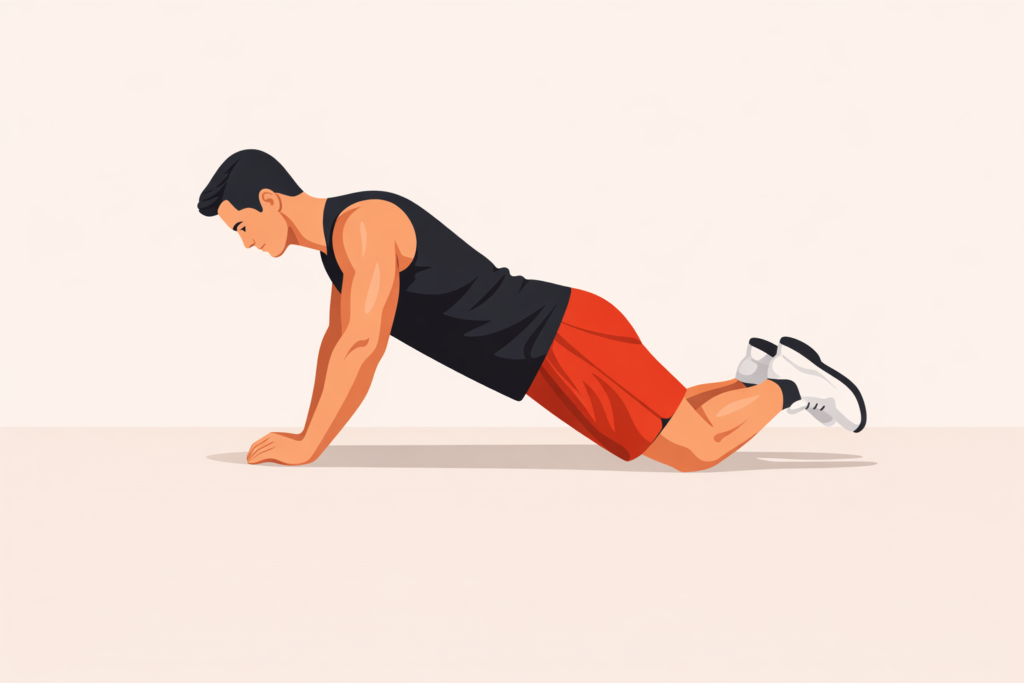 Knee-close-grip-push-up-bodyweight-triceps-variation