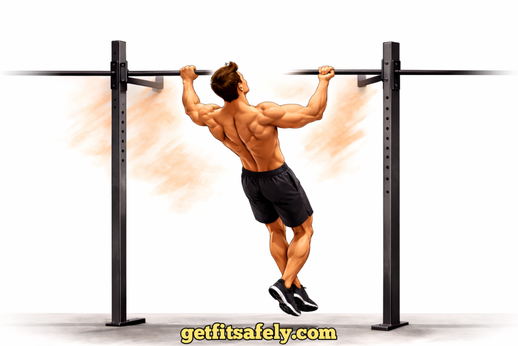 Mixed-grip-chin-up-hold-bar