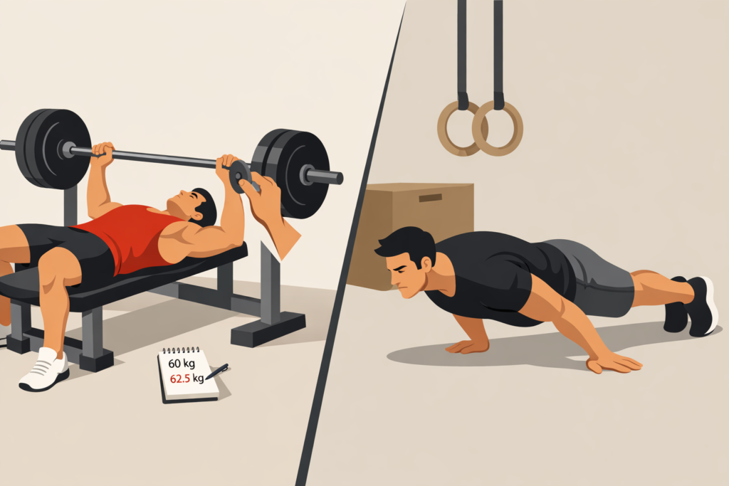Bench-press-load-increase-and-push-up-progression