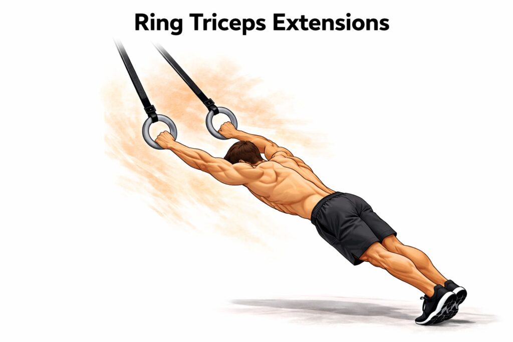 Ring-triceps-extension-exercise