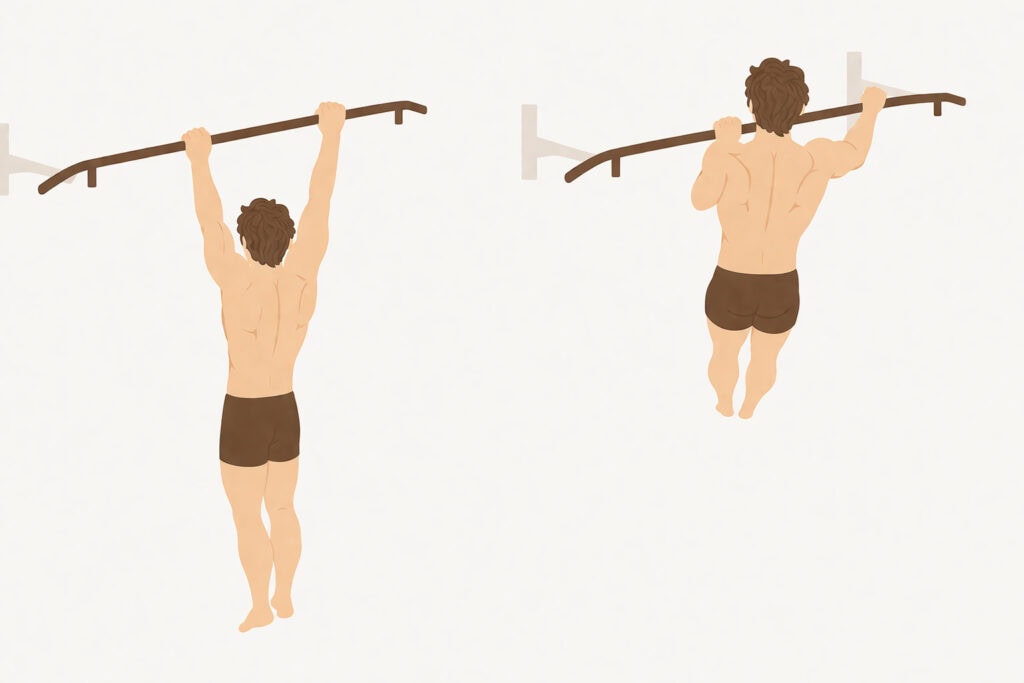 Archer-pull-up-side-to-side-movement-on-bar