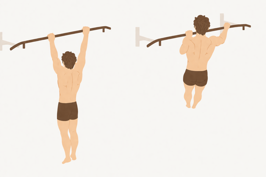 Archer-pull-up-side-to-side-movement-on-bar