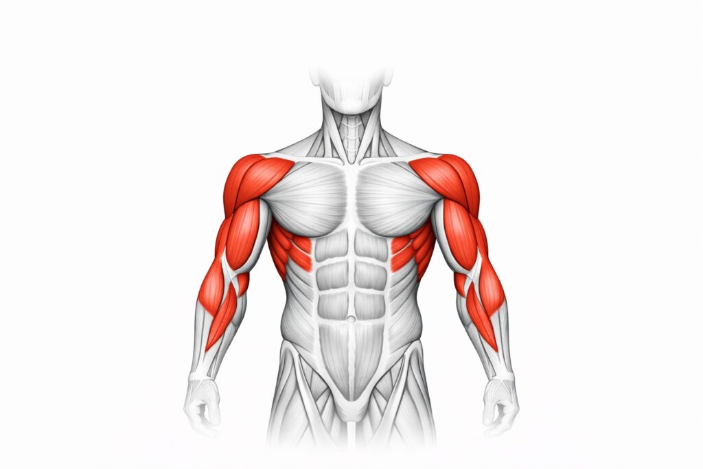 Chin-ups-biceps-lats-forearms-muscle-activation