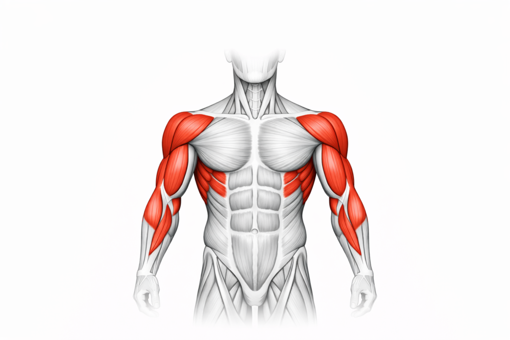 Chin-ups-biceps-lats-forearms-muscle-activation