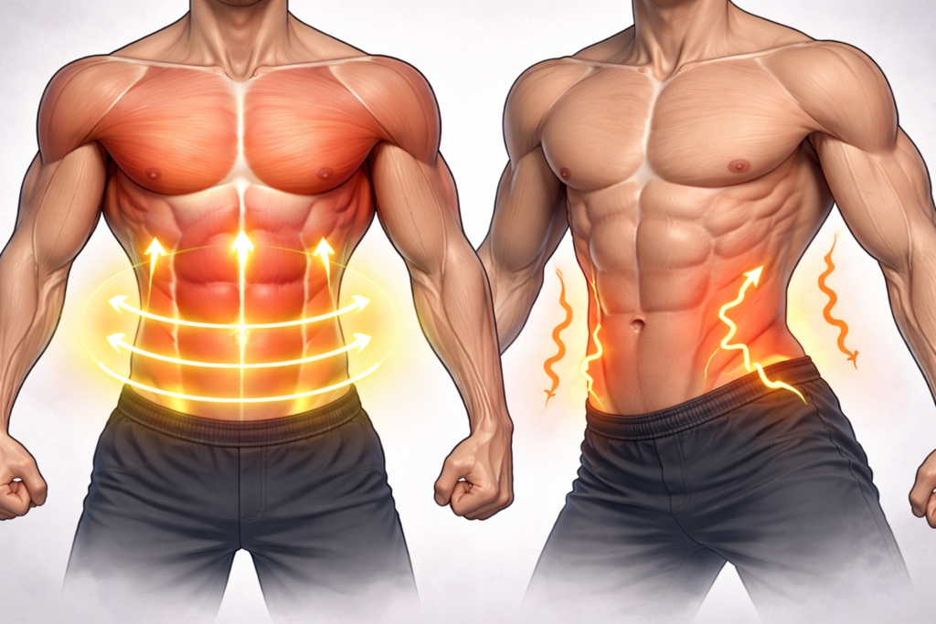 Strong-core-force-transfer-vs-weak-core-force-leak