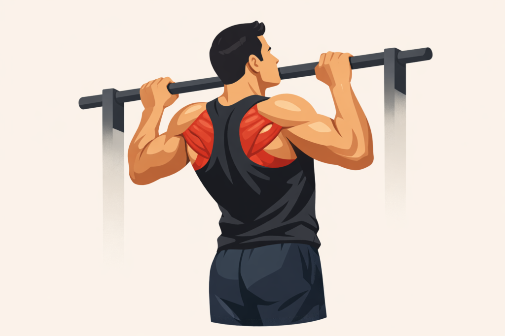 Pull-up-mechanics-overhand-grip-lat-engagement-elbow-drive-upward-movement