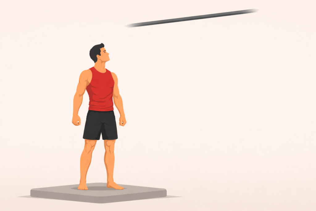 Stable-ground-support-vs-suspended-bar-starting-position-bodyweight-training