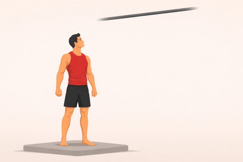 Stable-ground-support-vs-suspended-bar-starting-position-bodyweight-training