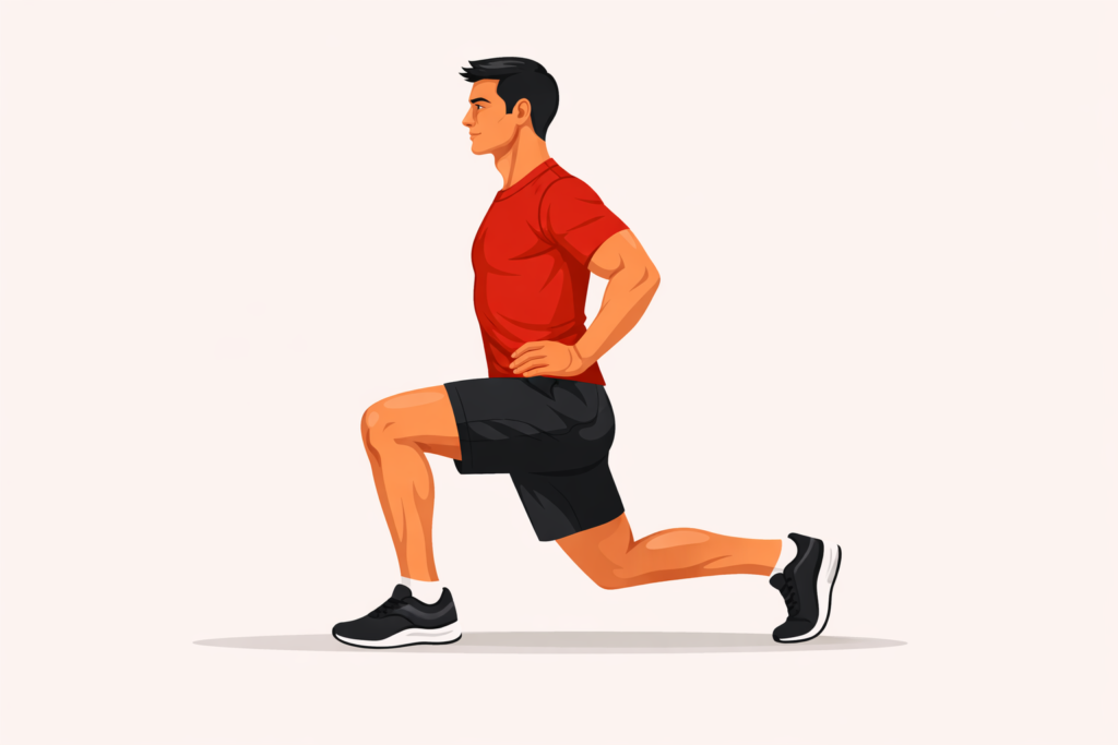 Step-back-lunge-leg-exercise-quads-glutes-training