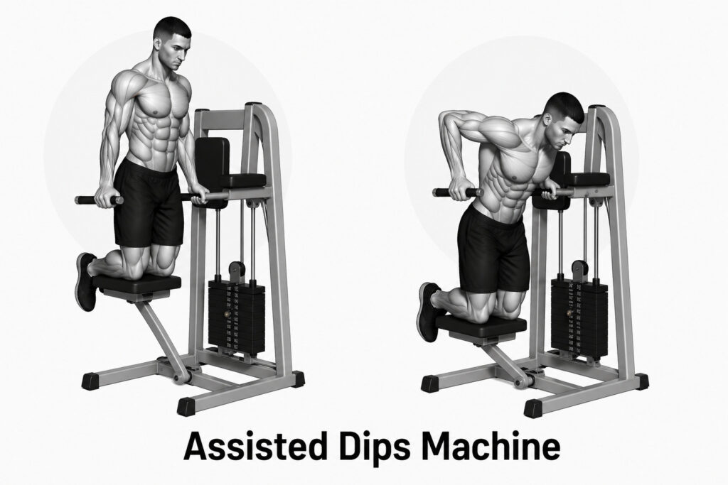 Assisted-dips-machine-gym