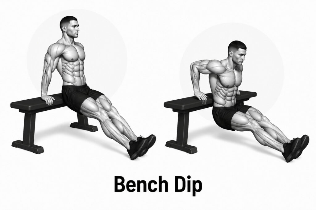 Bench-dip-bodyweight-workout