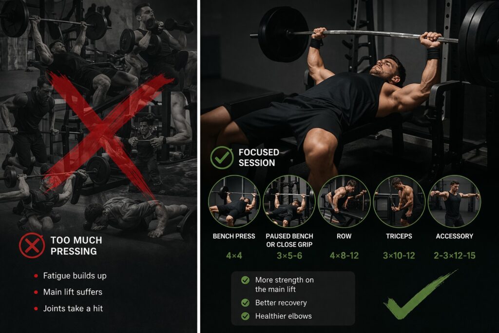 Bench-press-workout-structure-with-clean-training-plan