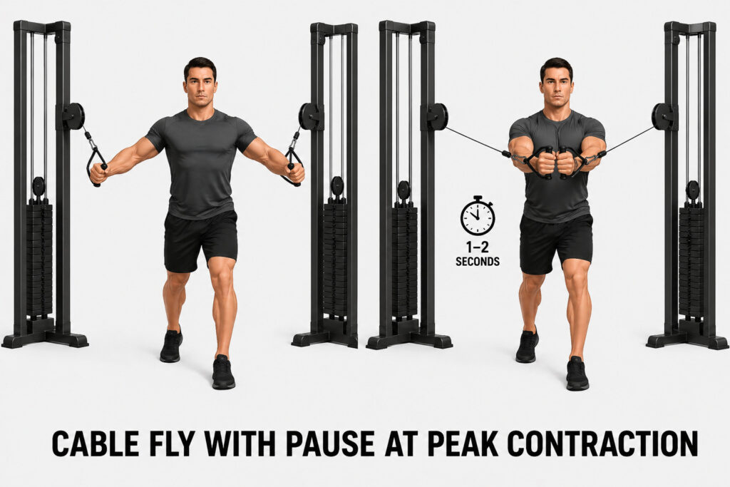 Cable-Fly-With-Pause-At-Peak-Contraction