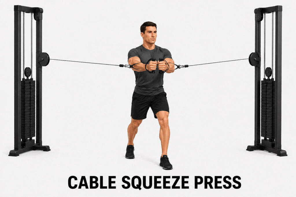 Cable-squeeze-press-dual-cable-machine-standing-chest-press