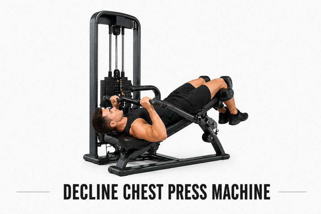 Decline-chest-press-machine-lower-chest-pressing-guided-path