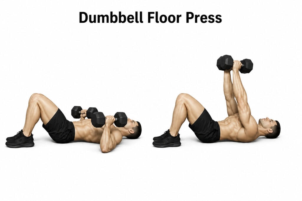 Dumbbell-floor-press