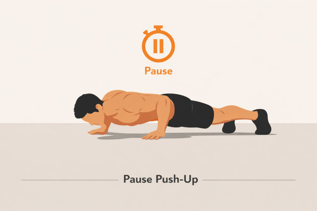 Pause-Push-Up-Bottom-Hold