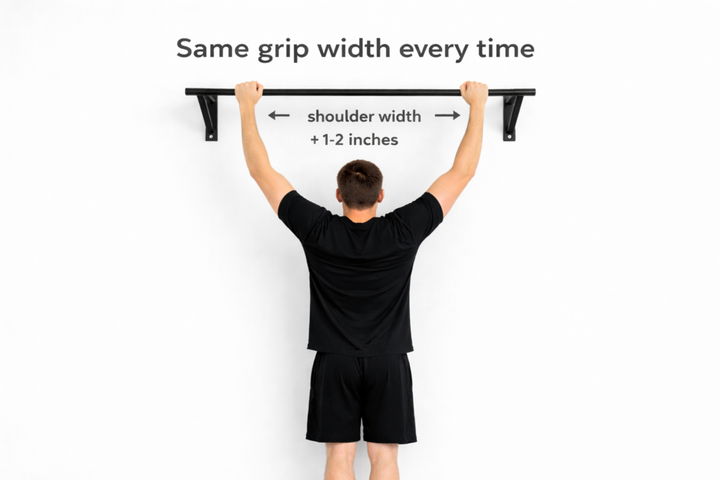 Pull-up-dead-hang-grip-width-slightly-wider-than-shoulders