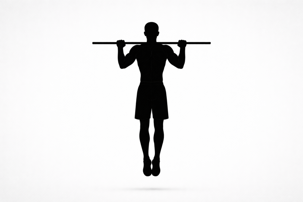 Pull-up-bar-chin-above-bar-upper-back-contraction