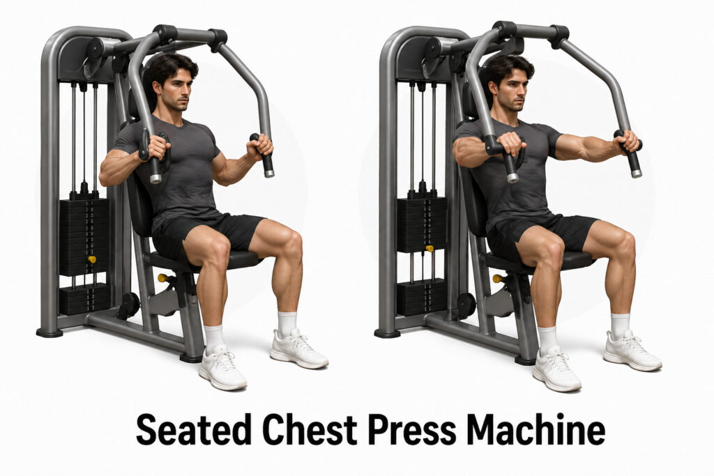 Seated-chest-press-machine