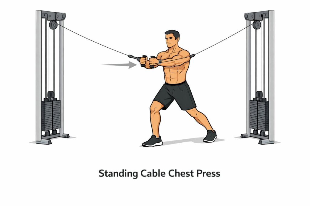 Standing-Cable-Chest-Press-With-Dual-Handles