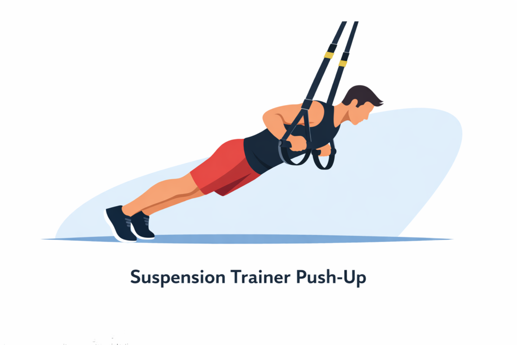 Suspension-Trainer-Chest-Push-Up-With-Straps