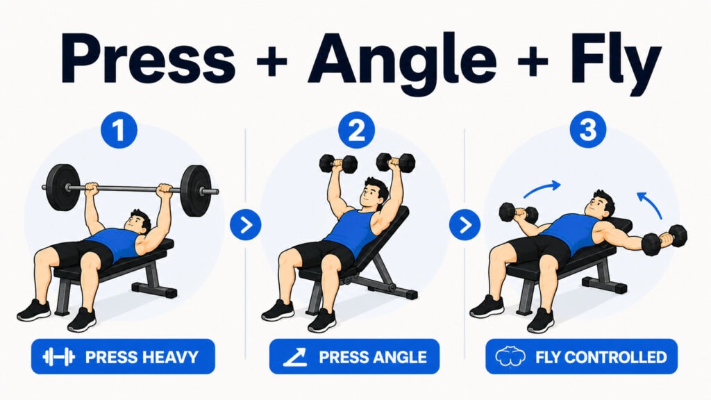 Chest-Workout-With-Press-Angle-And-Fly-Sequence