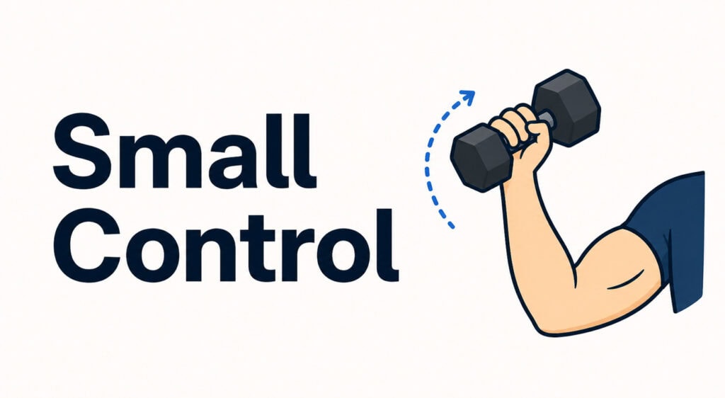Controlled-Biceps-Curl-With-Simple-Dumbbell-And-Clean-Arm-Movement