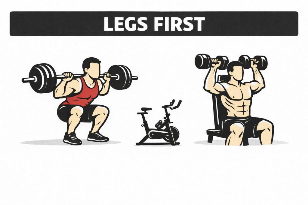 Legs-First-Workout-Order-Heavy-Squat-And-Shoulder-Press