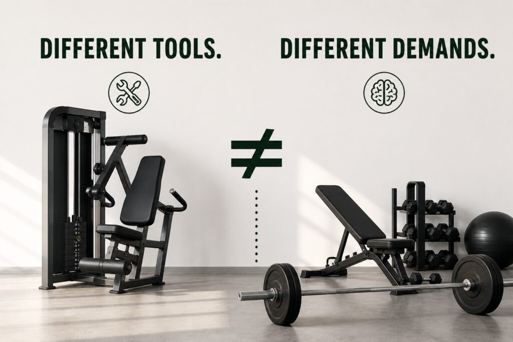 Machine-barbell-training-tools