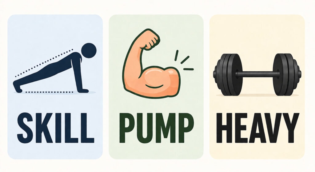 Skill-Pump-And-Heavy-Training-Options-For-Repeating-A-Muscle-Workout