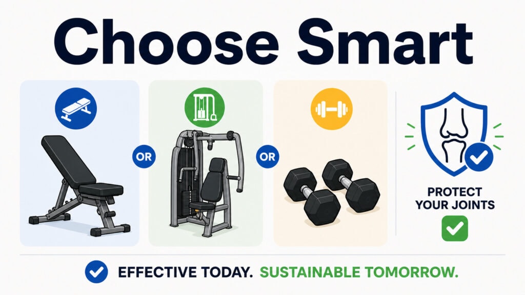 Smart-Exercise-Choice-For-Chest-And-Biceps-With-Joint-Friendly-Options