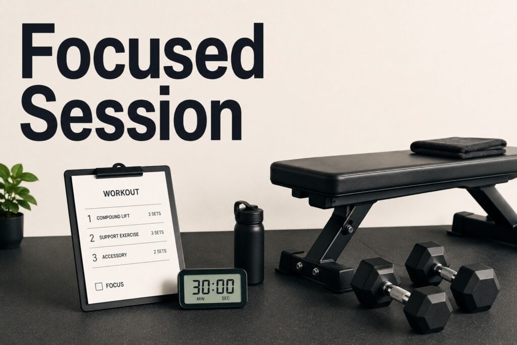 Focused-30-minute-workout-setup