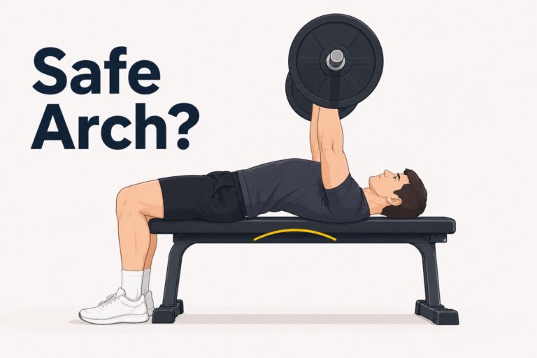 Safe-bench-press-arch-with-moderate-lower-back-curve