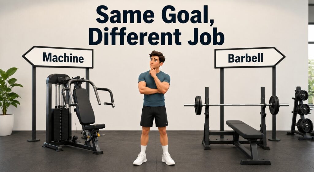Chest-press-vs-bench-press-workout-choice