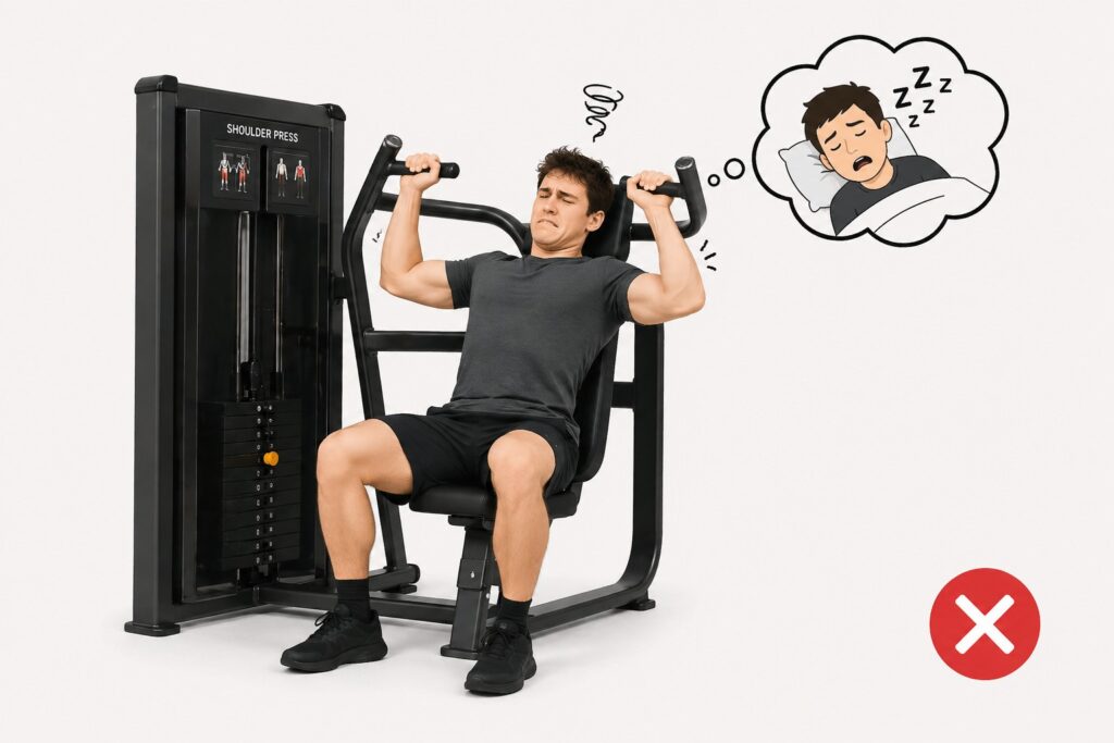 Shoulder-press-machine-struggle-after-poor-sleep