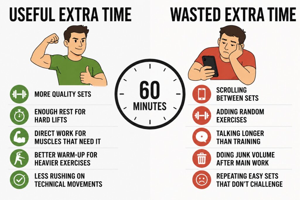 Useful-Extra-Time-Vs-Wasted-Time-In-Workout